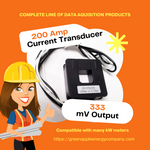 200 Amp to 333 mV Split Core Transducer