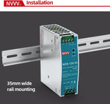 24Vdc 5Amp DIN-Rail Power Supply - Green Apple Lighting