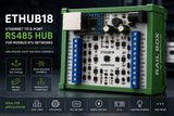 ETHUB18: 8-Channel RS485 Hub and Ethernet Converter