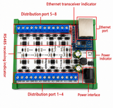 ETHUB18: 8-Channel RS485 Hub and Ethernet Converter