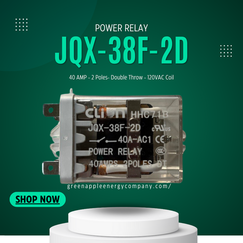 Power Relay - JQX-38F 40 AMP 120 V
