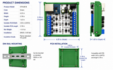 ETHUB18: 8-Channel RS485 Hub and Ethernet Converter