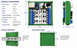 ETHUB18: 8-Channel RS485 Hub and Ethernet Converter