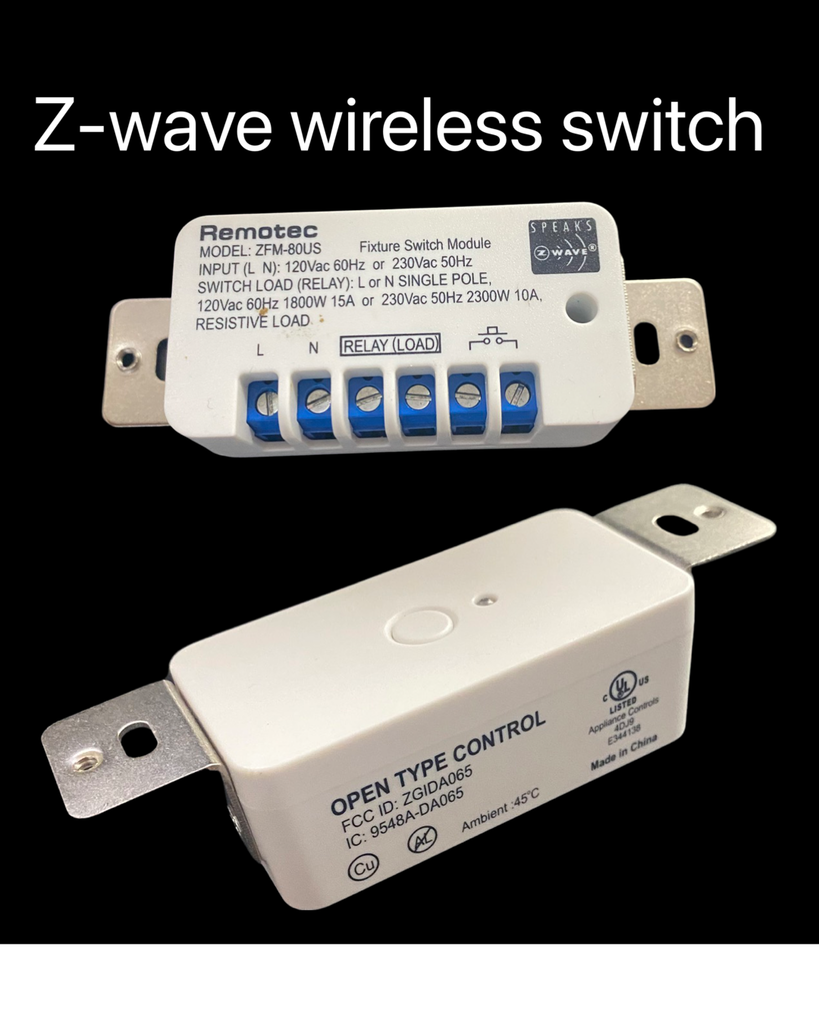 Whitewave Switch Remotec Z-wave wireless switch 15 Amps – Green Apple Lighting